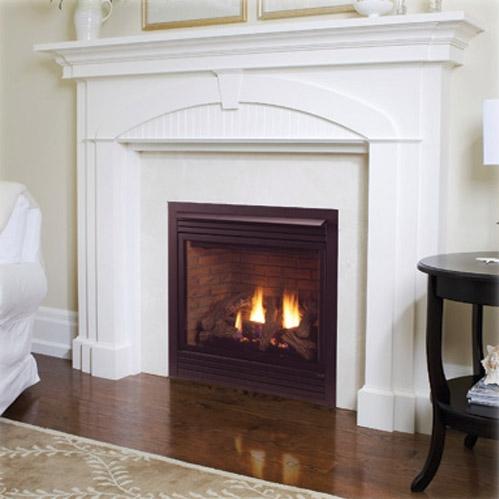 Monessen MDV600PSC Manchester Series 47-Inch Propane Direct Vent Fireplace System With Signature Command Control