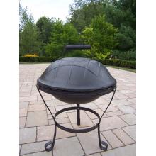 Oakland Living Cast Iron Fire Pit With Grill - 20 Inch
