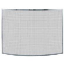 UniFlame 41 Inch Pewter Single Panel Fireplace Screen