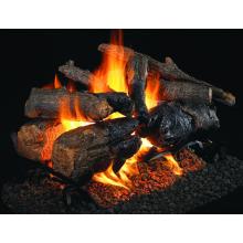 Charred American Oak Peterson Real Fyre Vented Log Set