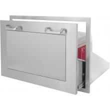 BBQ Guys Kingston Panel Series 30 Inch Roll-Out Ice Chest Storage Drawer