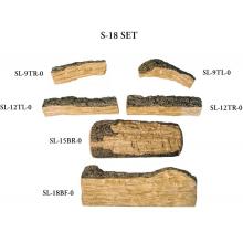 Peterson Gas Logs Split Oak Vented Log Breakdown