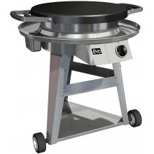 Evo Companion Classic Seasoned Flattop Wheeled Cart Natural Gas Grill