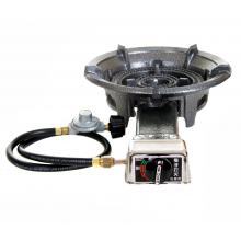 Cajun Cookware Burners Cadillac Cooker Cast Iron Gas Burner - Regulator View