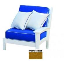 Eagle One Recycled Plastic Newport Sectional Chair With Cushion - Cedar