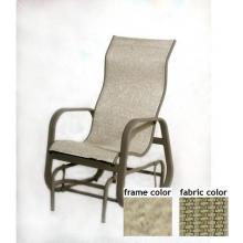 Bonaire Aluminum High Back Sling Glider With Saddle Frame And B0652 Fabric