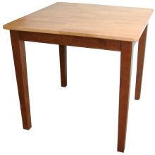 International Concepts Dining Essentials 30 Inch X 30 Inch Solid Wood Table - Cinnamon/Espresso - T58-3030