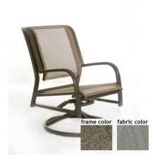 Ellington Aluminum Sling Swivel Rocker With Scavo Bronze Frame And A0109 Fabric