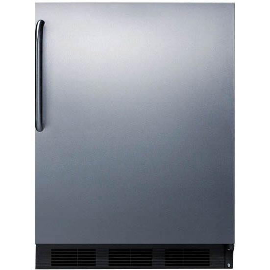 Summit 5.1 Cu. Ft. Compact Refrigerator \/ Freezer - Stainless Steel - CT663BCSS Summit 5.1 Cu. Ft. Compact Refrigerator \/ Freezer - Stainless Steel - CT663BCSS