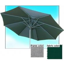 Shade Trends Durango 11 Ft X 8 Collar Auto Tilt Premium Market Umbrella - Forest Green