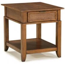 Home Styles Jamaican Bay End Table With Shelf - Soft Mahogany - 5535-20