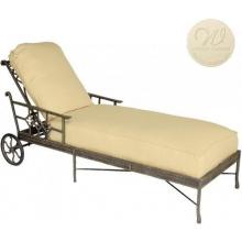 Windham Castings Provence Tailored Back Chaise Lounge Frame Only, Cream