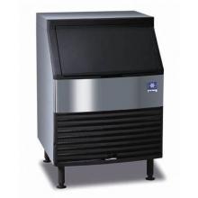 Manitowoc QD-0132A 80 Lb Capacity Under Counter Freestanding Ice Machine - Black Door / Stainless Steel Cabinet