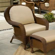 North Cape Montclair Wicker Club Chair - Cedar