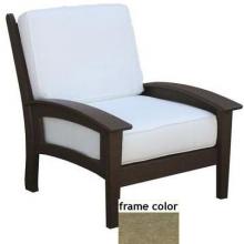 Eagle One Recycled Plastic Newport Chair With Cushions - Driftwood