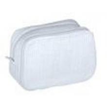 Terry Town Waffle Weave Cosmetic Toiletry Travel Bag - White