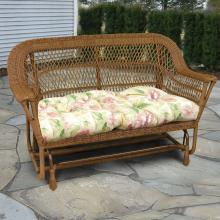 North Cape Manchester Resin Wicker Double Glider - Antique Wash