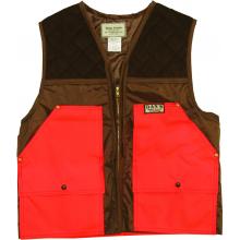 Dans Hunting Squirrel Hunter Vest Brown With Orange Pockets Chest Size: Large 42-44