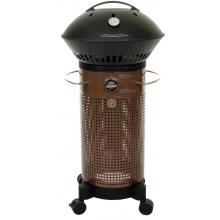 Fuego Element Copper Steel Gas Grill with Lid Closed