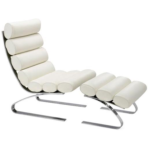 Zuo Modern Unico Chaise Ottoman White 412103