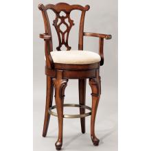 Powell Furniture - Jamestown Landing Swivel Arm Bar Stool 30-3/4 Inch Seat Height - 987-481