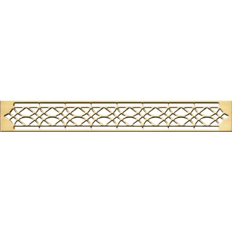 Napoleon HOIG Upper / Lower Flush Ornamental Fireplace Inset - Gold Plated