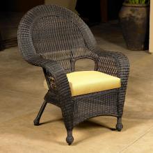 North Cape Port Royal Wicker Dining Chair - Espresso