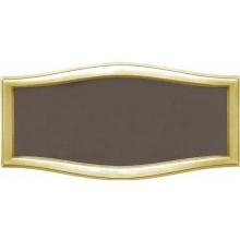 HouseMark Series Large Roundtangle Address Plaque - Bronze W/ Polished Brass