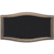 HouseMark Series Small Roundtangle Address Plaque - Black W/ Antique Bronze