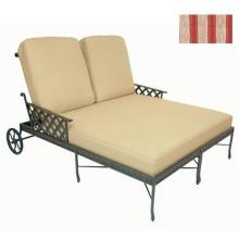 Windham Castings Savannah Tailored Back Double Chaise Lounge Cushion , Eden Rust LX