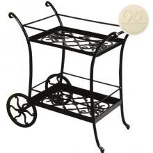 Windham Castings Catalina Tea Cart Frame Only, Cream