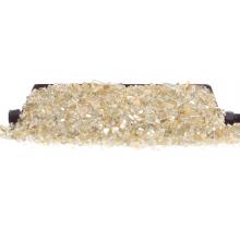 Peterson Fyre Glass 30 Inch Gold Reflective Vented Natural Gas Fire Glass Set With Outdoor Stainless G45 Glass Burner And Manual Safety Pilot