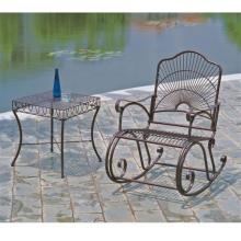 Sun Ray Bronze Rocker - Copper Hammered