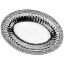 Wilton Armetale Flutes & Pearls Oval Bread Tray - 272024