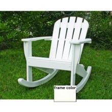 Eagle One Recycled Plastic Kids Adirondack Rocker - White