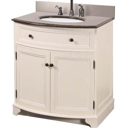 The Pegasus Arcadia Combo Bathroom Vanity 31 Inches Frost White - ARAA3134