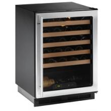 U-Line 1175WCS-00 48 Bottle Built-In Wine Captain - Glass Door / Stainless Steel Trim