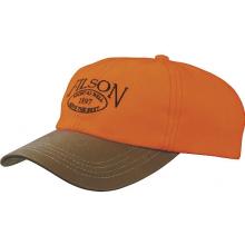 Filson Blaze Orange Low Profile Cap - Tan / Blaze Orange - Large