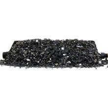 Peterson Fyre Glass 24 Inch Black Reflective Vented Natural Gas Fire Glass Set With Outdoor Stainless G45 Glass Burner And Manual Safety Pilot