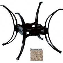 Suncoast Basketweave 27 Inch Table Base - Sahara
