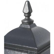 Regency Decorative Top W/ Flame Finial - Gray