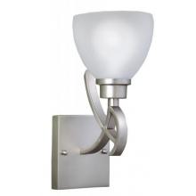 World Imports Beyond Modern Collection Wall Sconce Single Light Fixture In Brushed Nickel Finish - 1 Bulb - 61513-37
