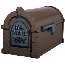 Original Keystone Series Mailbox - Bronze W/ Verde Brass
