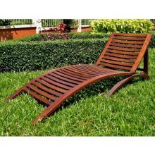 International Caravan Acacia Wood Wave Lounger - Stain - VF-4132