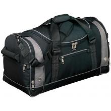 Port Authority Voyager Sports Duffel Bag - Black/Dark Grey