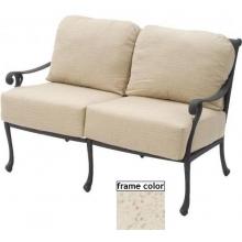 Suncoast Presidio Deep Seating Cast Aluminum Loveseat - Pebble