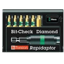 Wera Rapidaptor Bit Holder W/ 6 Piece Diamond Bit Set