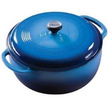 Lodge Dutch Ovens 7.5 Qt. 12 Diameter Cast Iron Enamel Dutch Oven, Gradated Blue EC7D33 - EC7D33