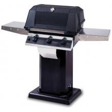 MHP Gas Grills W3G4DD Grill W/ SearMagic Grids On Black Patio Base