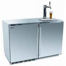 Perlick HP48RT-O-1L-1R1 12.0 Cu. Ft. Capacity Outdoor Refrigerator / Kegerator - Stainless Steel
